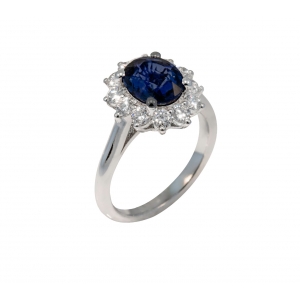 Diana Blue Sapphire Ring