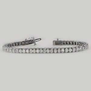 Pointed Two Prong Tennis Bracelet